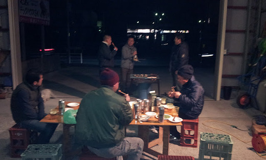 忘年会。