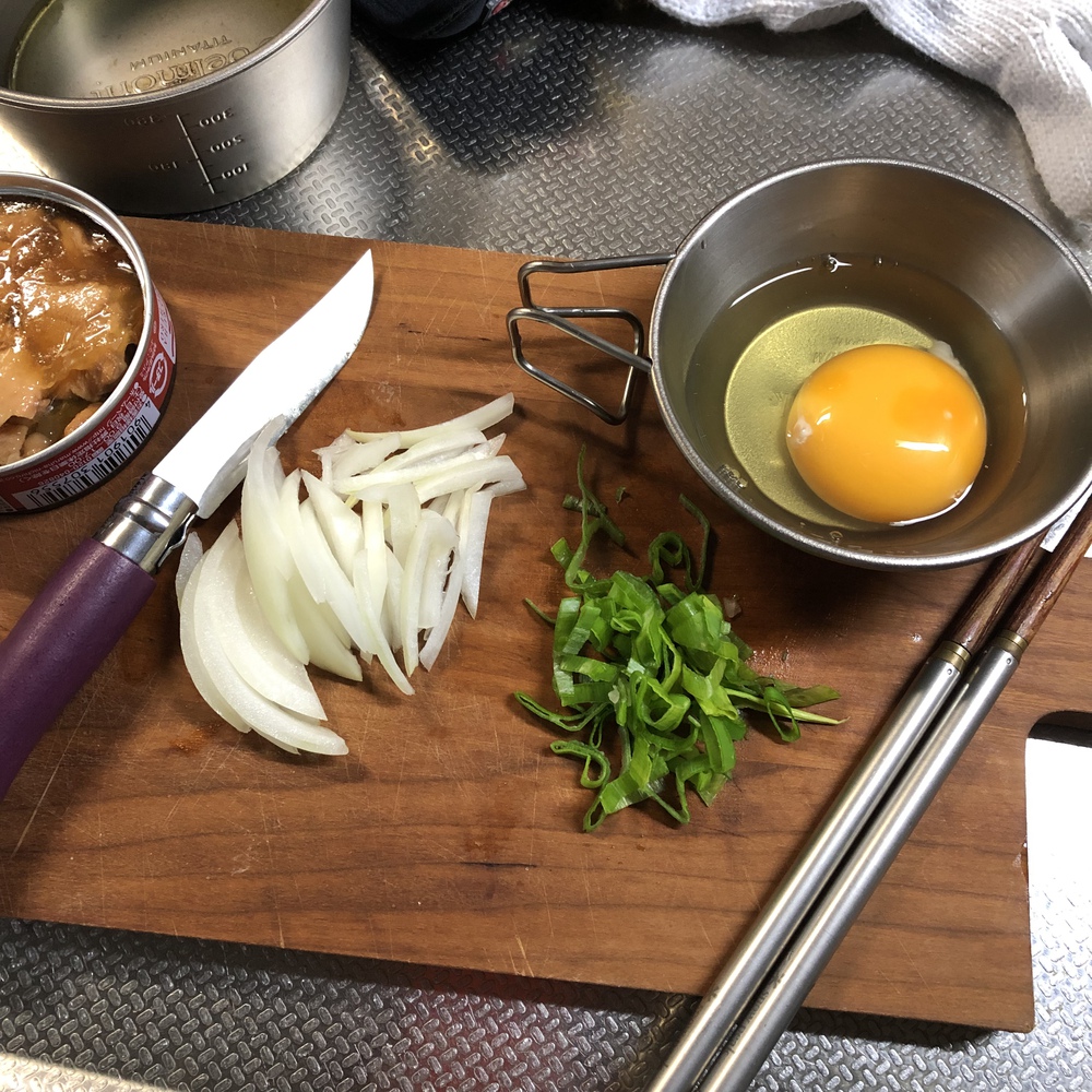 シェラカップ炊飯練習 シェラカップ炊飯練習