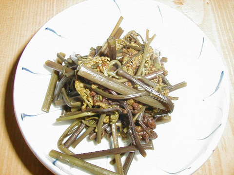 わらび料理 わらび料理