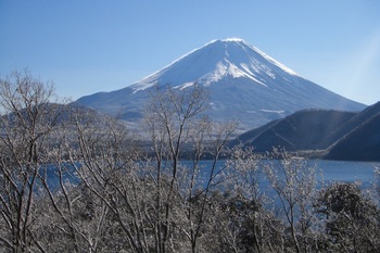 ソロキャン洪庵キャンプ場で富士山撮影