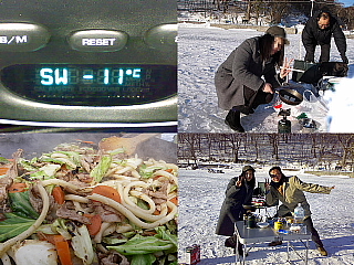 赤城大沼2007氷上BBQ?