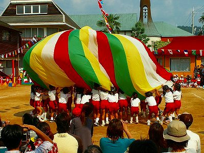 下のチビの運動会