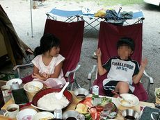 お盆キャンプは雨キャンプ?!その3