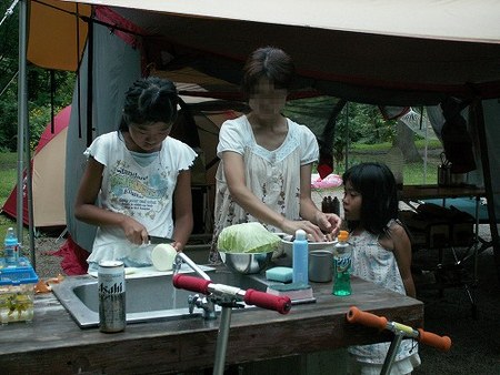 お盆キャンプは雨キャンプ?!その1