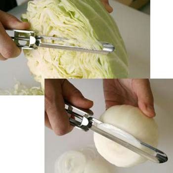 ロングピーラーで野菜を楽しくスライス。