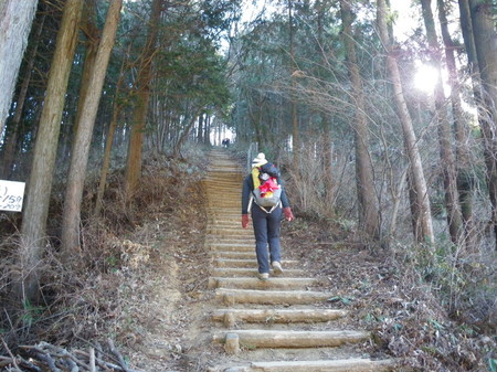 笹尾根～陣馬山へ(2012.1.7)