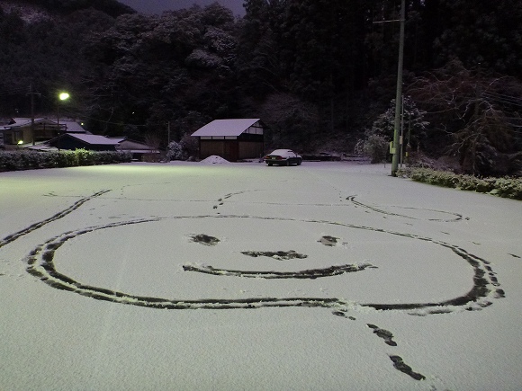 みのずみオートキャンプ場 雪!!!