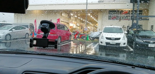 南部市場に車の洗車兼ねて買い出しにいってきた土砂降りの朝