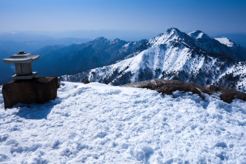 2014.2.24石鎚雪山登山