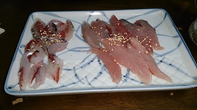 料理長　vs.　外房の魚各種