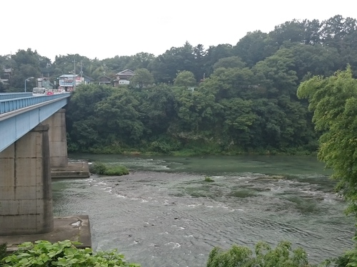 今朝の荒川：寄居