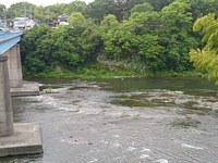 今朝の荒川：寄居