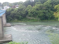 今朝の荒川：寄居