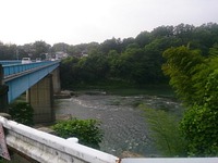 今朝の荒川：寄居