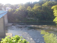 今朝の荒川：寄居