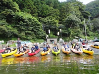 【カヤックツアー】９/２　バリバリ体育会系の大学生さん達が、遊びにきてくれました～(^^♪ 2014/09/03 16:30:43