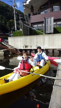 【カヤックツアー】ちょうどいい天気の中湖にいってきました(*^。^*) 2014/11/05 22:58:44