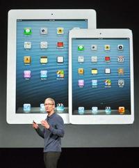 アップルが「ｉＰａｄミニ」発表、１１月２日から日本などで発売
