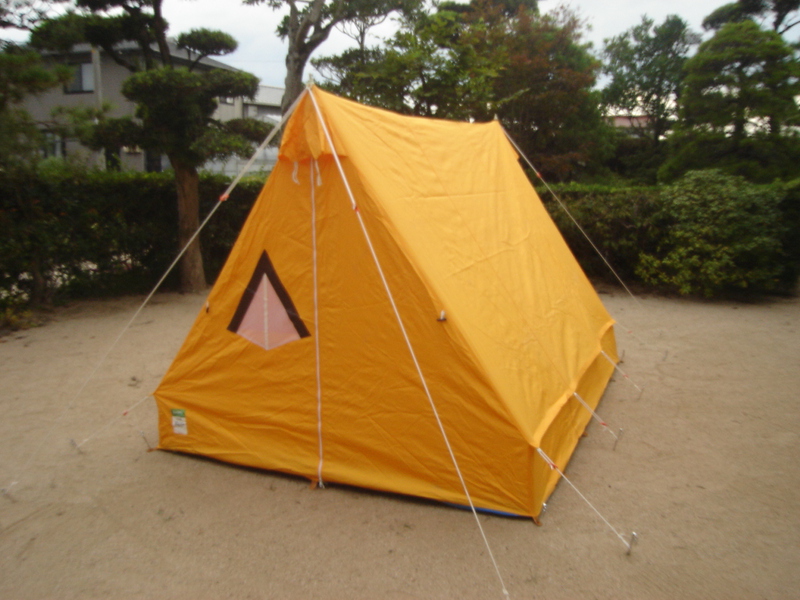 小川キャンパル 集会用テントOT-21式H型 中折れ H1号 カラー - 2