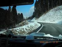 ⑥林道：峰山線を走る