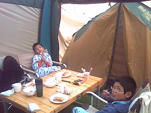 キャンプ日誌～オートキャンプ場　志駒　撤収日