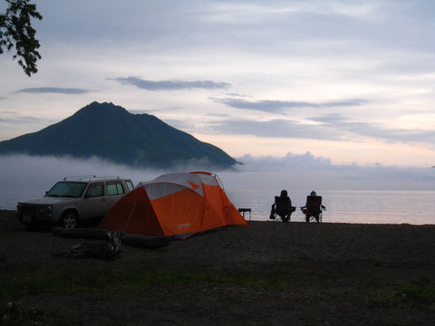 支笏湖キャンプ