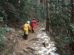 冬の金剛山・郵便道（2）