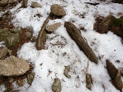 冬の金剛山・郵便道（2）