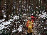 冬の金剛山・郵便道（2）