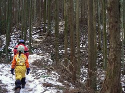 冬の金剛山・郵便道（2）