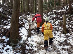 冬の金剛山・郵便道（2）