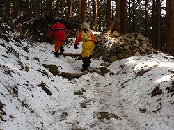 冬の金剛山・郵便道（2）