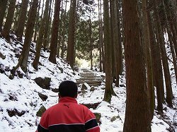 冬の金剛山・郵便道（2）