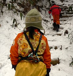 冬の金剛山・郵便道（2）