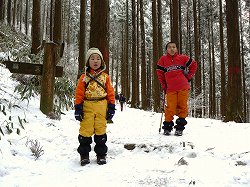 冬の金剛山・郵便道（2）