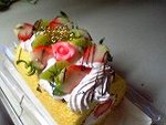 お誕生日　＾＾ｖ　【イチゴロールチーズケーキの巻】