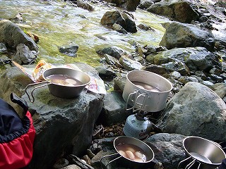 大台ヶ原・7 東大台コース（朝ご飯）