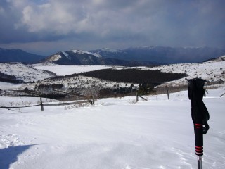 霧ヶ峰スノーハイク６（苦しい登り）