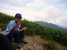 徳島・剣山8（次郎笈の途中から折り返し）