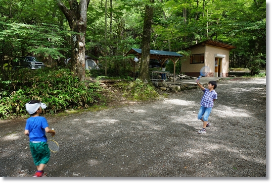 流血キャンプ。道志の森キャンプ場