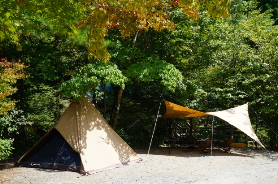 紅葉狩りキャンプ！っになりましたw「道志の森キャンプ場」