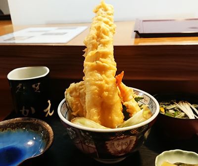 さかえ寿司の穴子天丼！