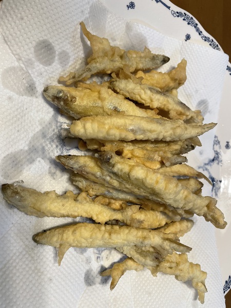琵琶湖のワカサギで呑む^ ^