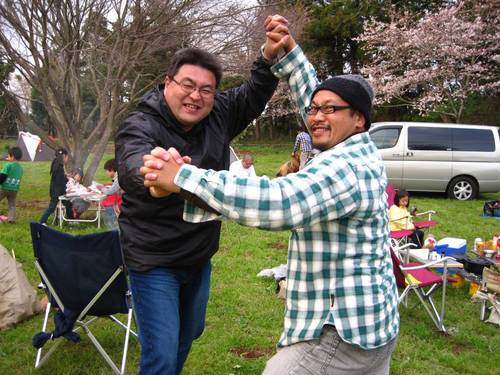 成田ゆめ牧場ACでお花見キャンプ