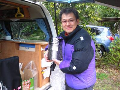 柿山田で、なうキャンプ！(爆)