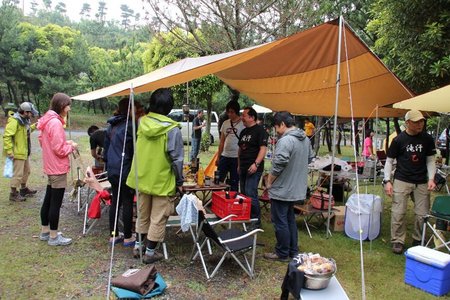 ネバネバギブアップキャンプ(大洗サンビーチキャンプ場)