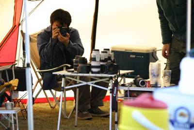 亀山オートキャンプ場で亀沼大商談会？(爆)