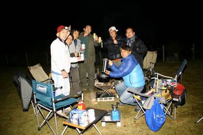 亀山オートキャンプ場で亀沼大商談会？(爆)