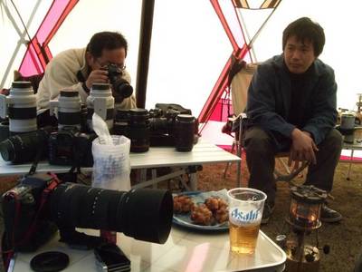 亀山オートキャンプ場で亀沼大商談会？(爆)