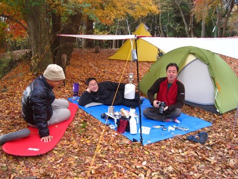 アルピニストyuma主催テン泊講習会（大倉高原山の家）